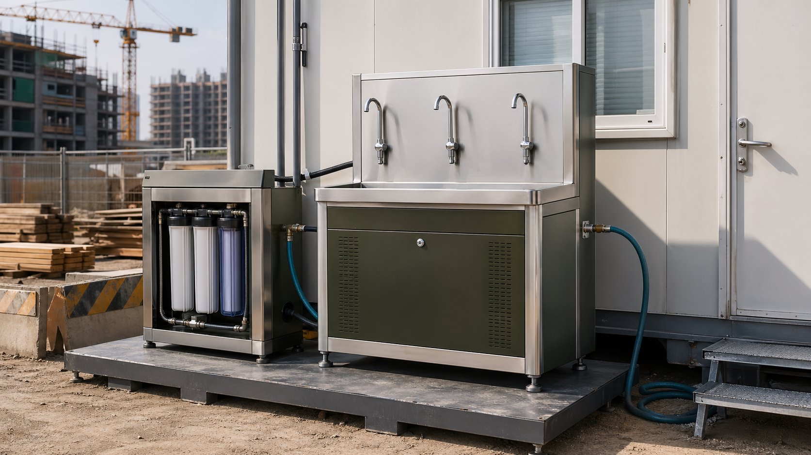 工地临时售水站场景