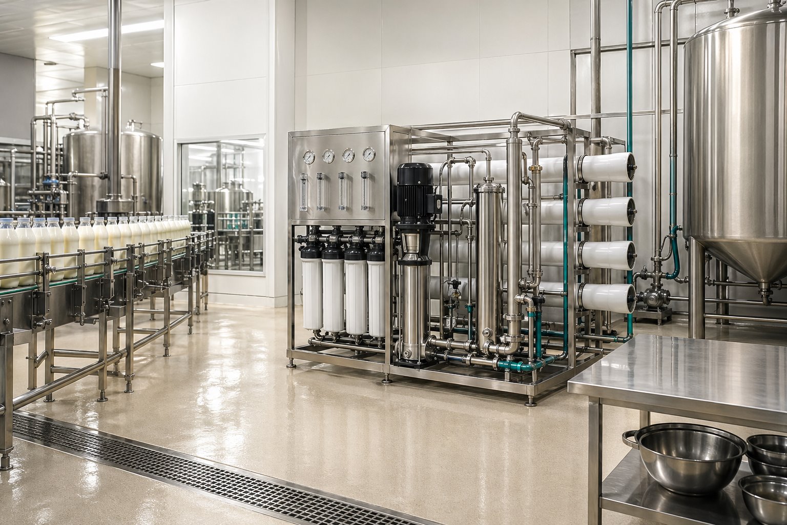 食品饮料反渗透用水场景
